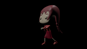 madotsuki render pose cuchillo lateral derecho
