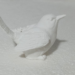 Ave impresa en 3D vista lateral derecho