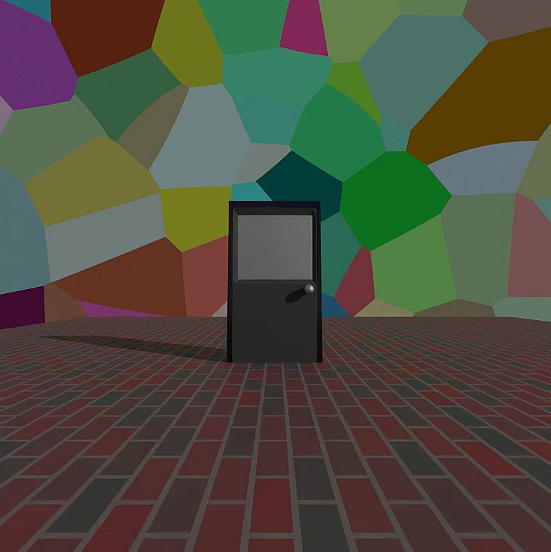 Animación: Puerta abriéndose y cerrándose
