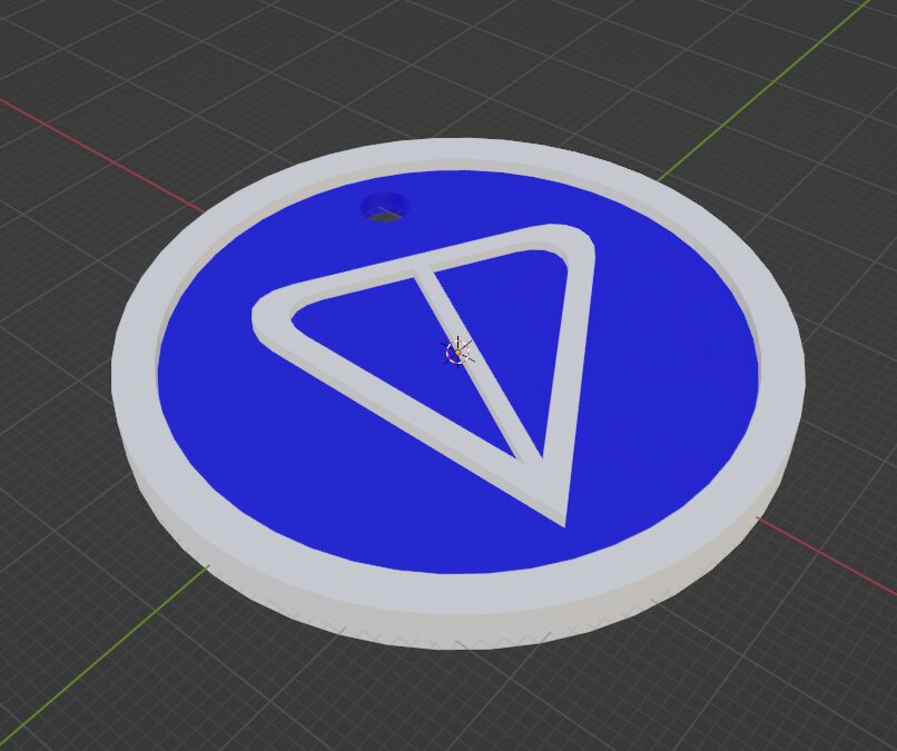 Modelo 3D para impresión: Llavero Toncoin
