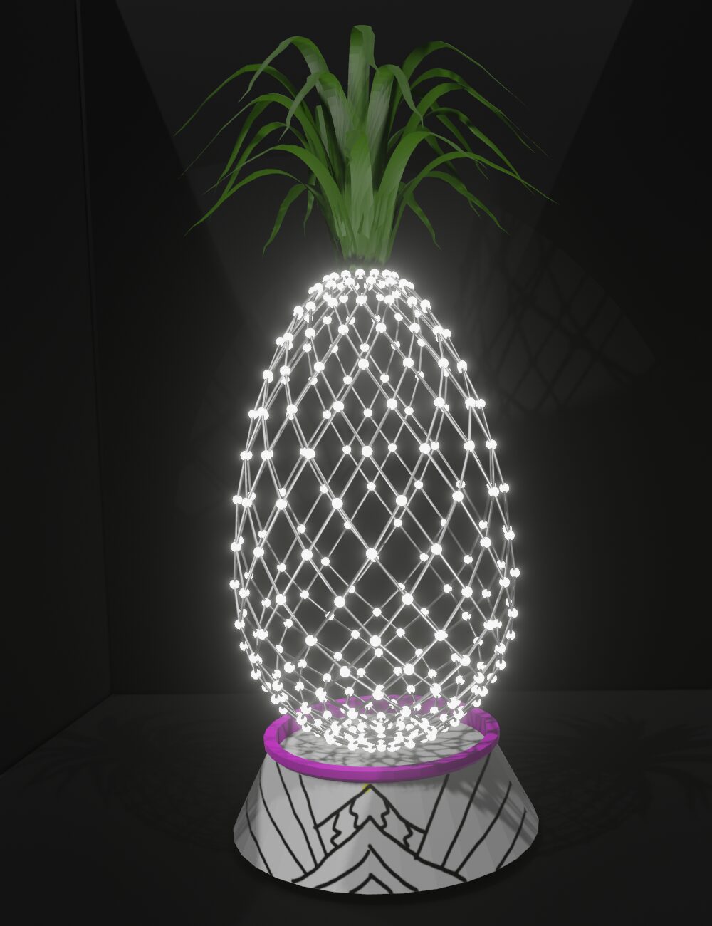 Render propio monumento piña